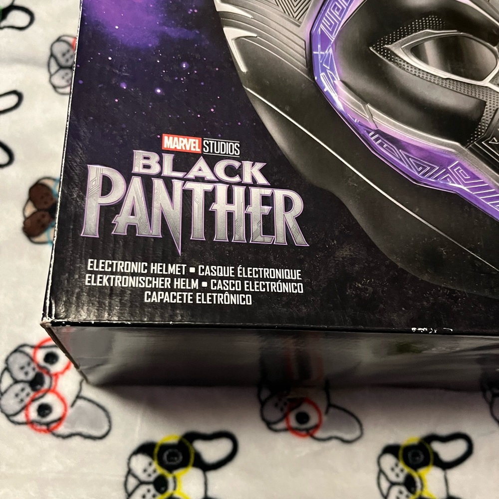 Marvel Silver and Purple Black Panther Helmet - Picture 3 of 12